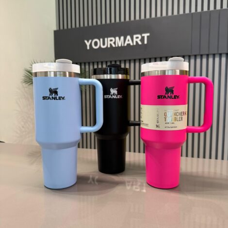 Stanley 40 Oz Stainless Steel Tumbler | Leak-Proof Vacuum Insulated Travel Mug | Hot & Cold